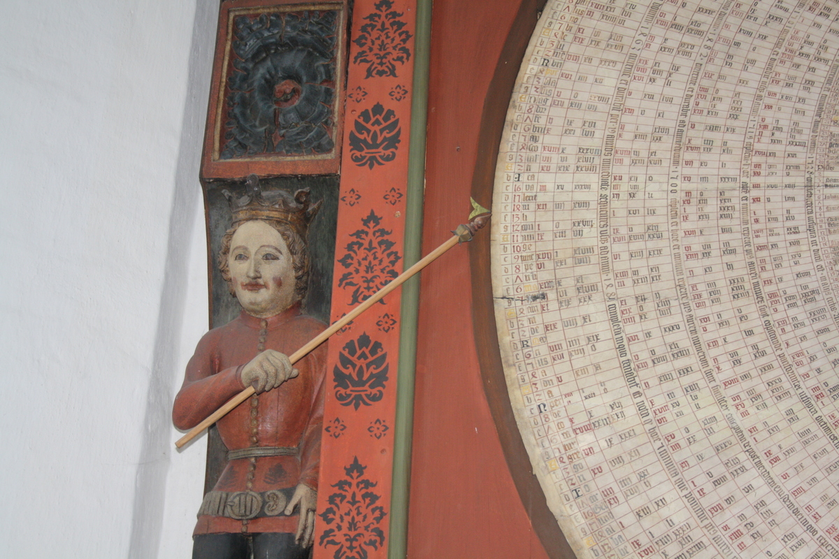 Astronomische Uhr Danzig, Marienkirche Kalenderscheibe