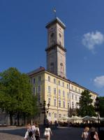 Turmuhrwerk Lemberg, Rathaus Außenansicht