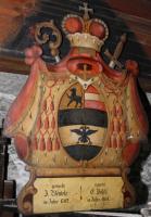 Turmuhrwerk Salzburg, Dom Aufsteckschild mit dem Wappen von Erzbischof Colloredo